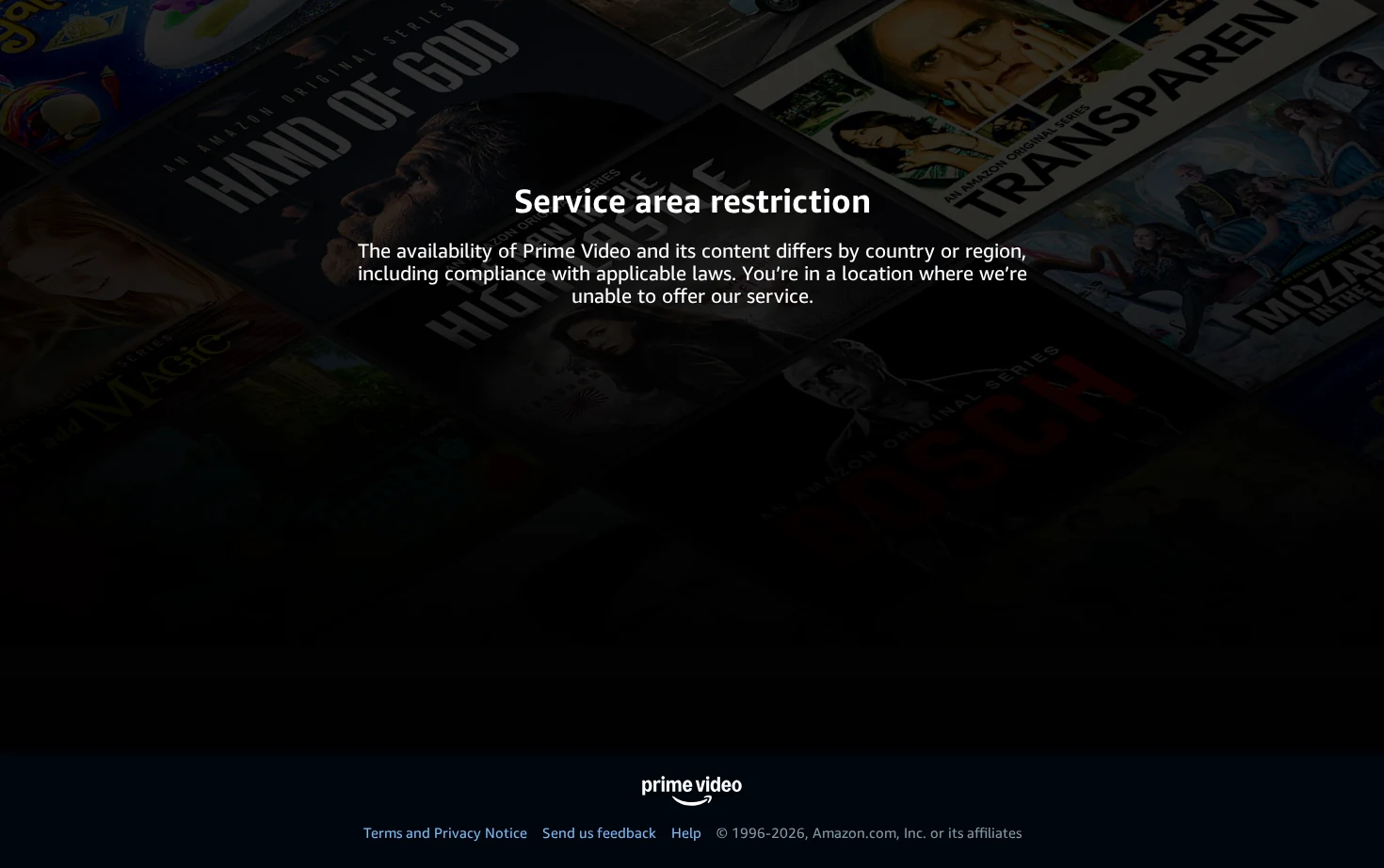 Prime Video 页面快照